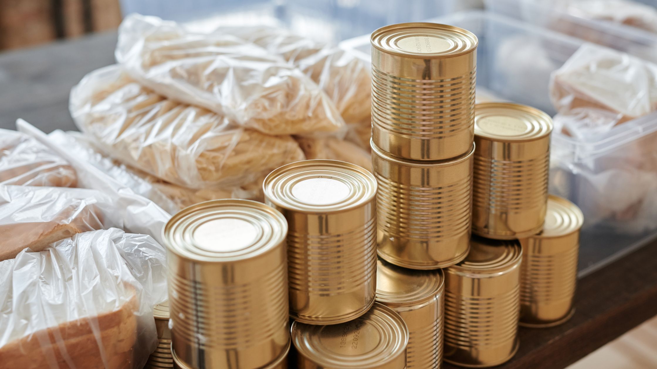 picture of canned goods