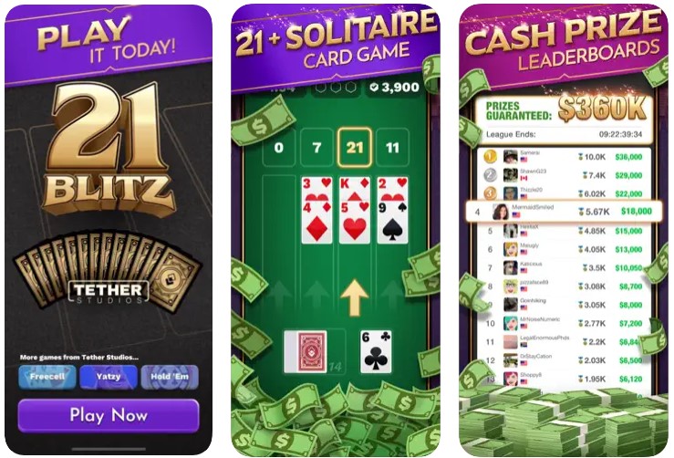 21Blitz - win money game app