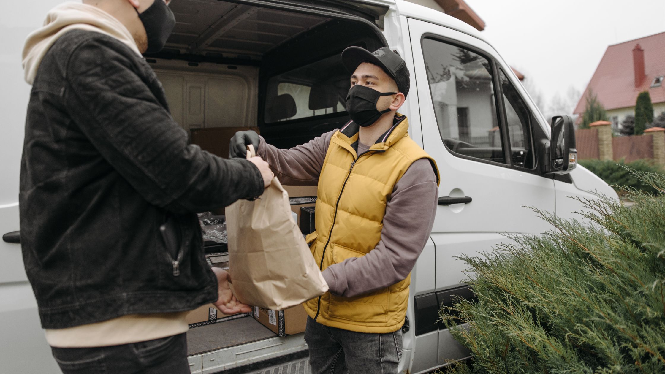 shopper making deliveries with a cargo van