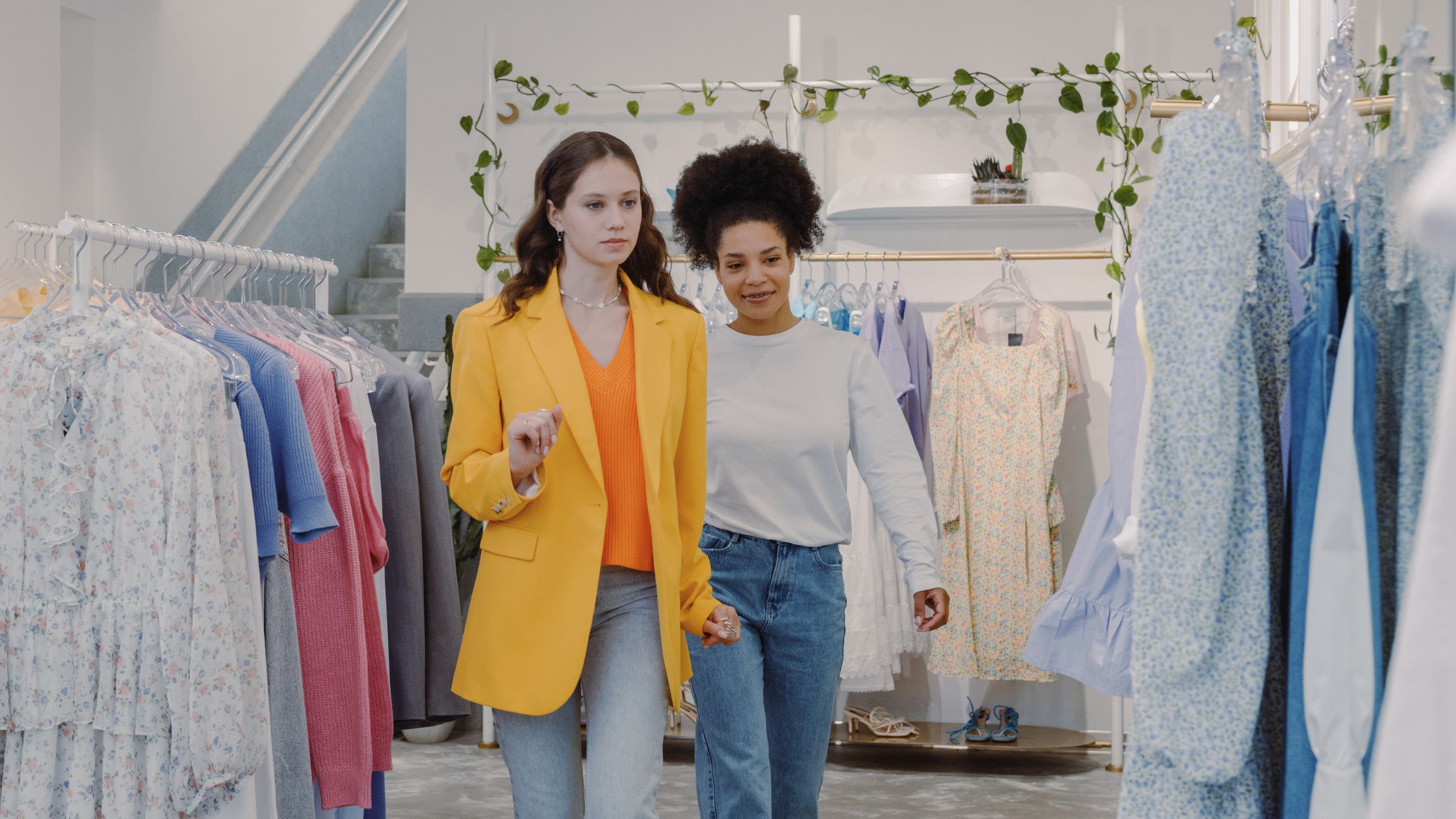 Ladies shopping around