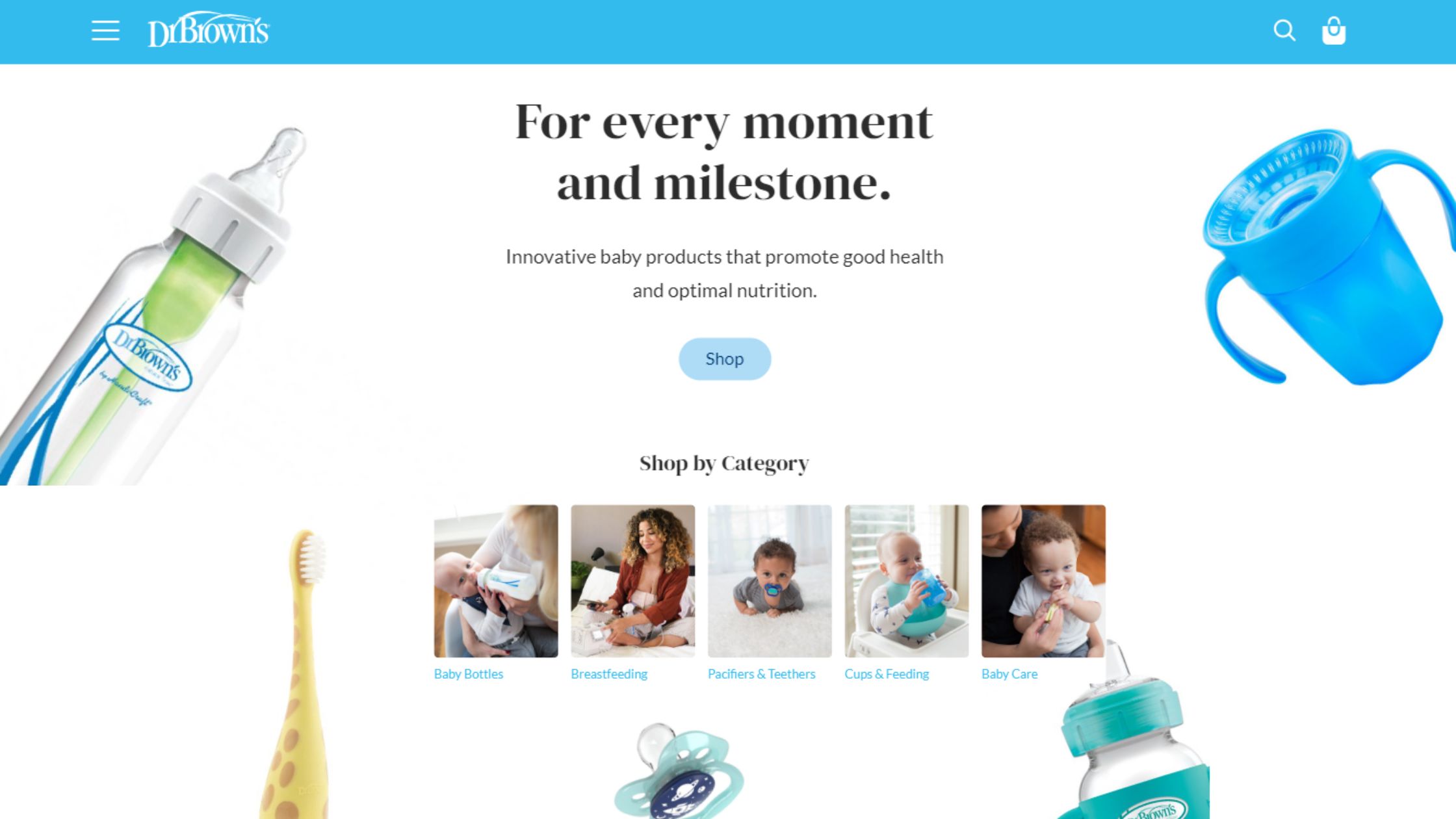 Dr brown's baby home page