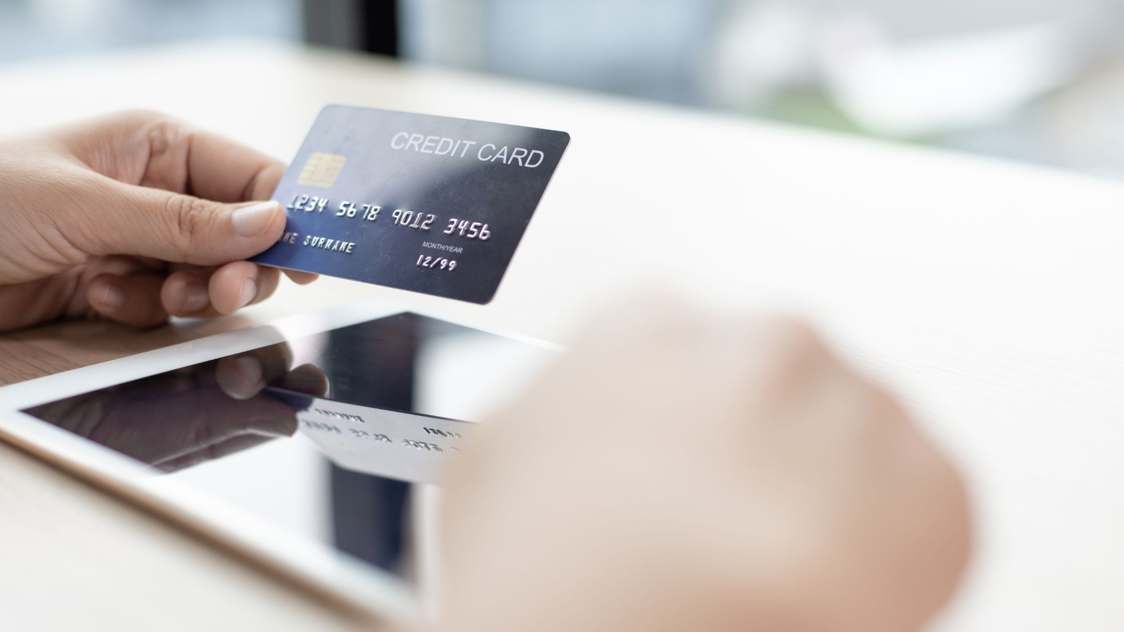 Making an online credit card payment